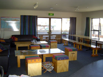 Backpacker lounge, Motueka Backpacker lounge, Motueka
